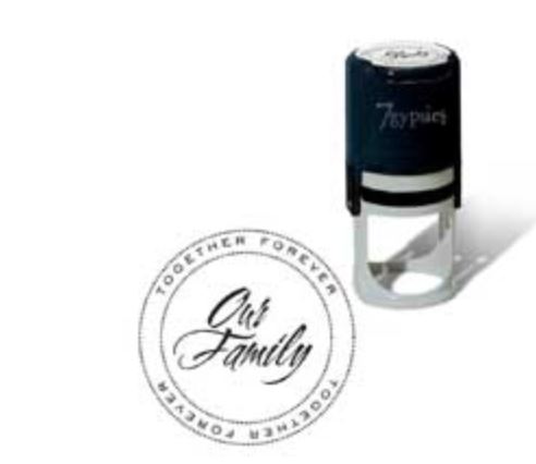 97% Certifiable Round Stamps: Family