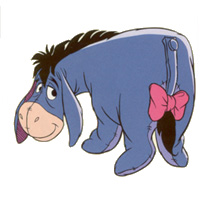 All Night Media - 100 Acre Pooh Wood-Mounted Stamps - I'm Eeyore