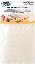 Friendly Plastic Pellets 7 Ounces/Pkg - Ivory