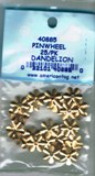 American Tag Nailheads - Brass Pinwheel Dandelion (25/Pkg)