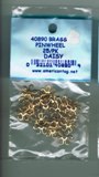 American Tag Nailheads - Brass Pinwheel Daisy (25/Pkg)