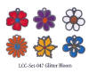 American Traditional Lil' Charms - Enameled Glitter Bloom