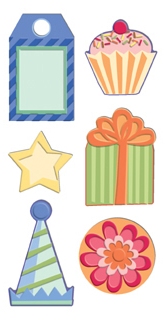 American Traditional - Celebrate - Chipboard