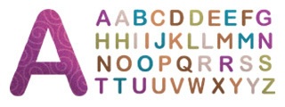 American Traditional Chipboard Alphabet - Reawaken Foil