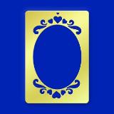 American Traditional Brass Stencils - Cameo Frame