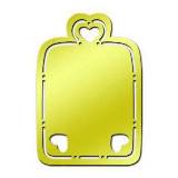 American Traditional Brass Stencils - Heart Tag
