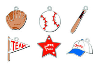 Baseball Champ Charms Color