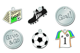 Soccer Goal Charms Color