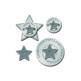 American Traditional Star Stacker Silver