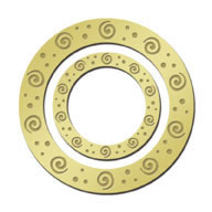 American Traditional Frames - Swirl Gold