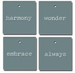 American Traditional Word Charms - Always