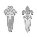 American Traditional Clips - Ornate Silver