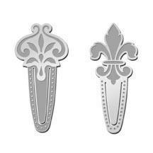 American Traditional Clips - Ornate Silver