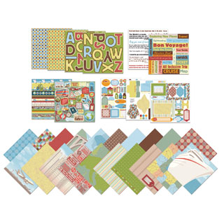 American Traditional - Going Places - Scrapbook Bundle - 500 piece