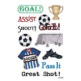American Traditional - Sports - Mini Rub-ons - Soccer