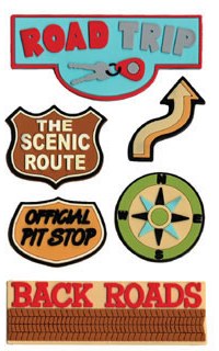 American Traditional - Road Trip - Sticker Treads