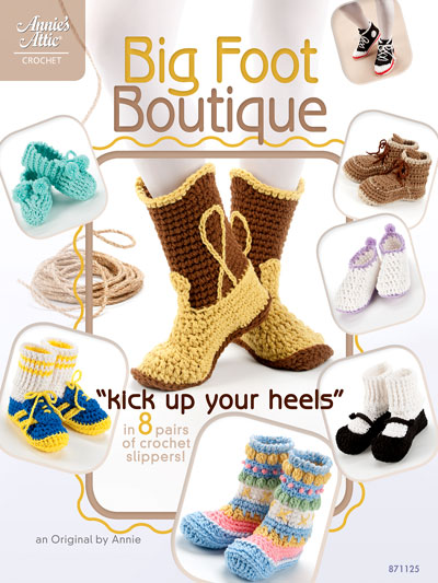 Annie's Attic Book - Big Foot Boutique - Crochet Patterns