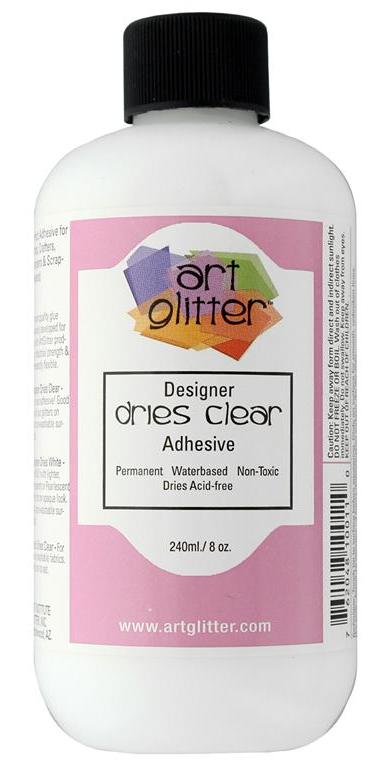 Art Institute Glitter Glue Designer Dries Clear 8 oz