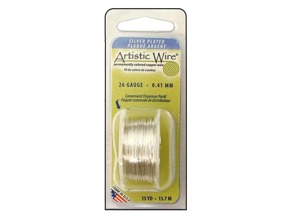 Artistic Wire 26Ga Non Tarnish Silver 15yd