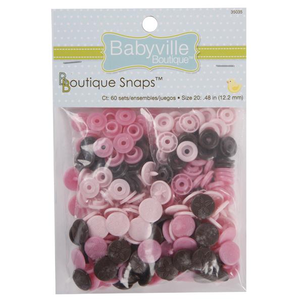 Babyville Snaps - Mod Girl Flower Design