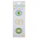 Babyville Buttons - Yellow Dots