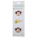 Babyville Buttons - Monkeys and Bananas