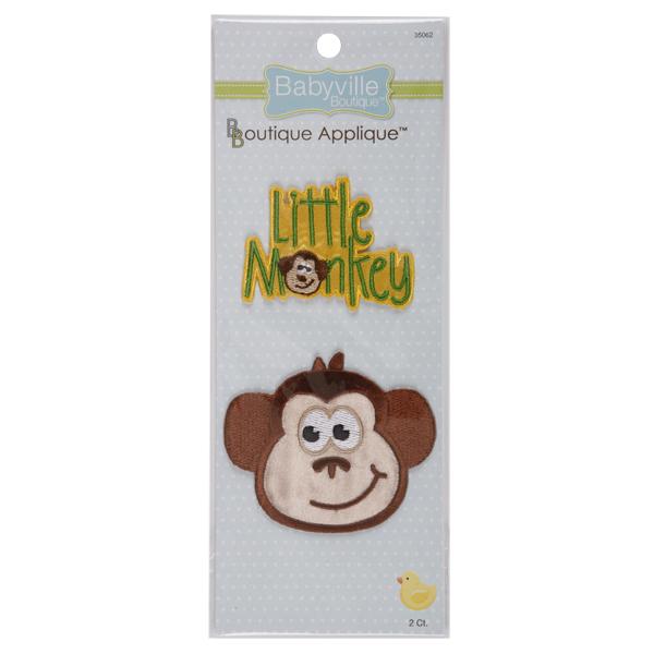 Babyville Appliques - Monkey and Little Monkey