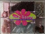Bead Bazaar Critters Glass & Ceramic Bead Kits - Heart & Turtle