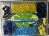Bead Bazaar Critters Glass & Ceramic Bead Kits - Butterfly & Flower