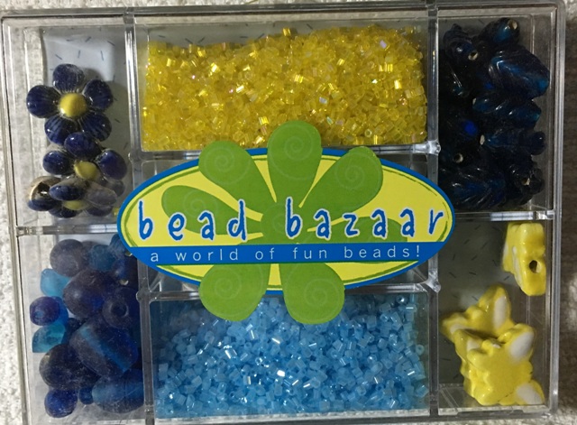 Bead Bazaar Critters Glass & Ceramic Bead Kits - Butterfly & Flower
