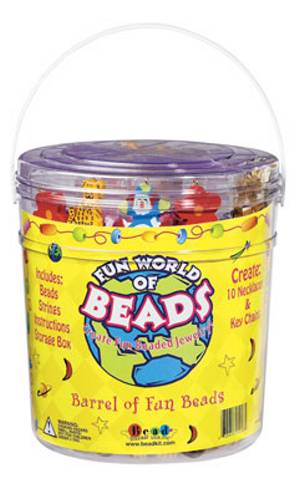Bead Bazaar Barrel of Beads - Fun - Makes 10 items