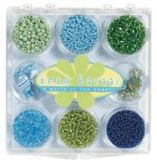 Bead Bazaar Seed Bead Sweet Treat Kits - Blues/Greens