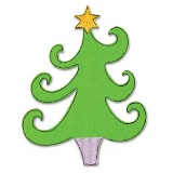 Sizzix Bigz Die - Christmas Tree with Star