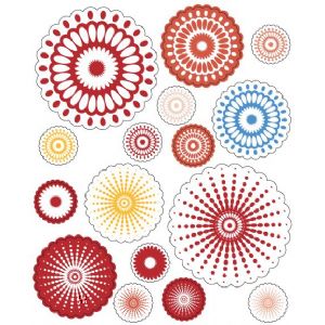 Blue Hills Studio ColorStories Cardstock Stickers - Red