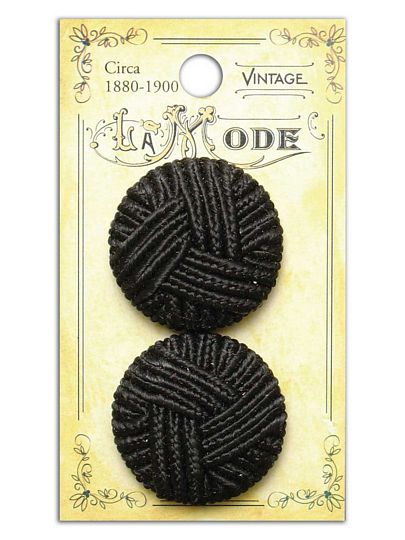 Blumenthal Vintage LaMode Buttons - Passementerie - Black