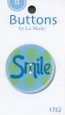 Button Say It With Buttons Smile 1ct