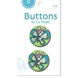 Blumenthal LaMode Buttons - 1" Butterfly