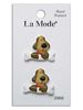 Blumenthal LaMode Buttons - Dog with Bone
