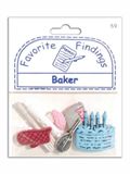 Favorite Findings Buttons - Baker