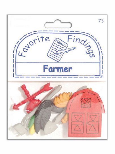 Favorite Findings Buttons - Farmer