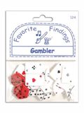 Favorite Findings Buttons - Gambler