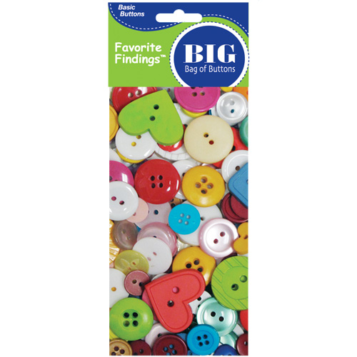 Favorite Findings Big Bag Of Buttons - Multi