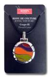 Bohin Thread Cutter Pendant - Jewel Couture Thread Cutter Wave Lime and Orange