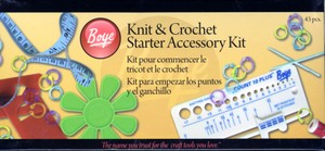 Boye Knit & Crochet Starter Accessory Kit