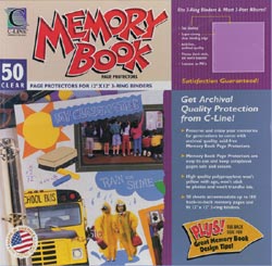 C-Line Memory Book 12x12 Page Protectors 50/Pkg