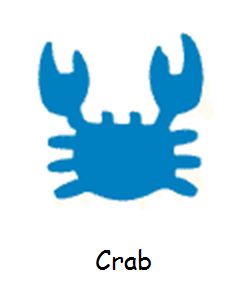 Carla Craft Medium Punch - Crab