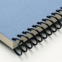 CarlaCraft Spiral Binding System - Ring Ring 9mm Coils Plastic - Navy Blue