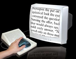 Carson ezRead Electronic Reading Aid - Use your TV to read