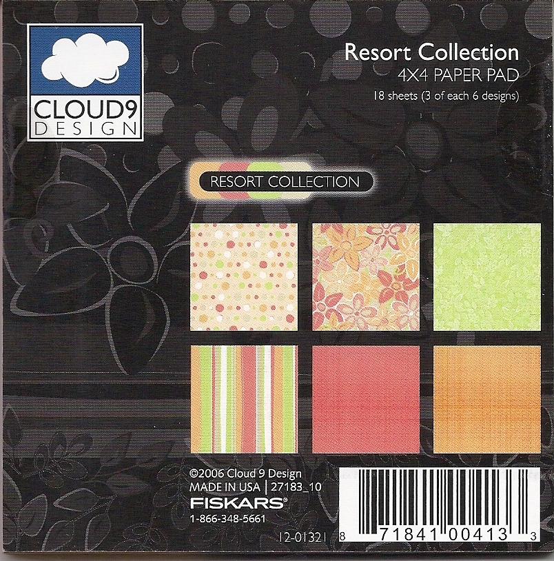 Cloud 9 4"x4" Paper Pad - Meadow Collection