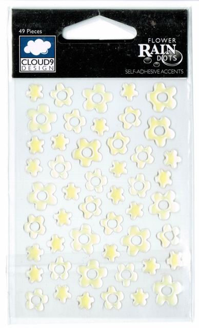 Cloud 9 Rain Dots - Flowers - Sunshine